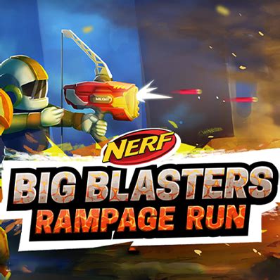 nerf games|Play the Nerf Rampage Run Big Blasters Free Game Online.